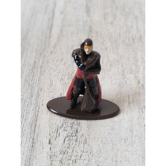 Jada metal pink Ron Weasley quidditch broom Hogwarts toy figure - Picture 1 of 4